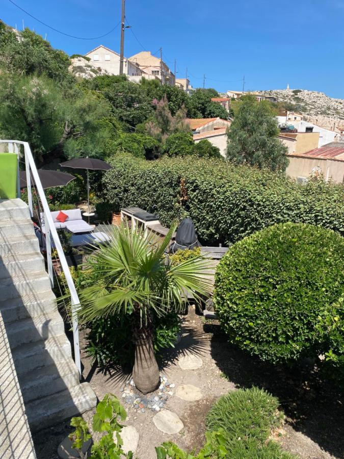 Au Coeur Du Parc National Du Massif Des Calanques, La Flibuste Des Goudes, Maison 2 Chambres, Climatisee, Jardins, Solarium, Proche Plage, Large Vue Marseille